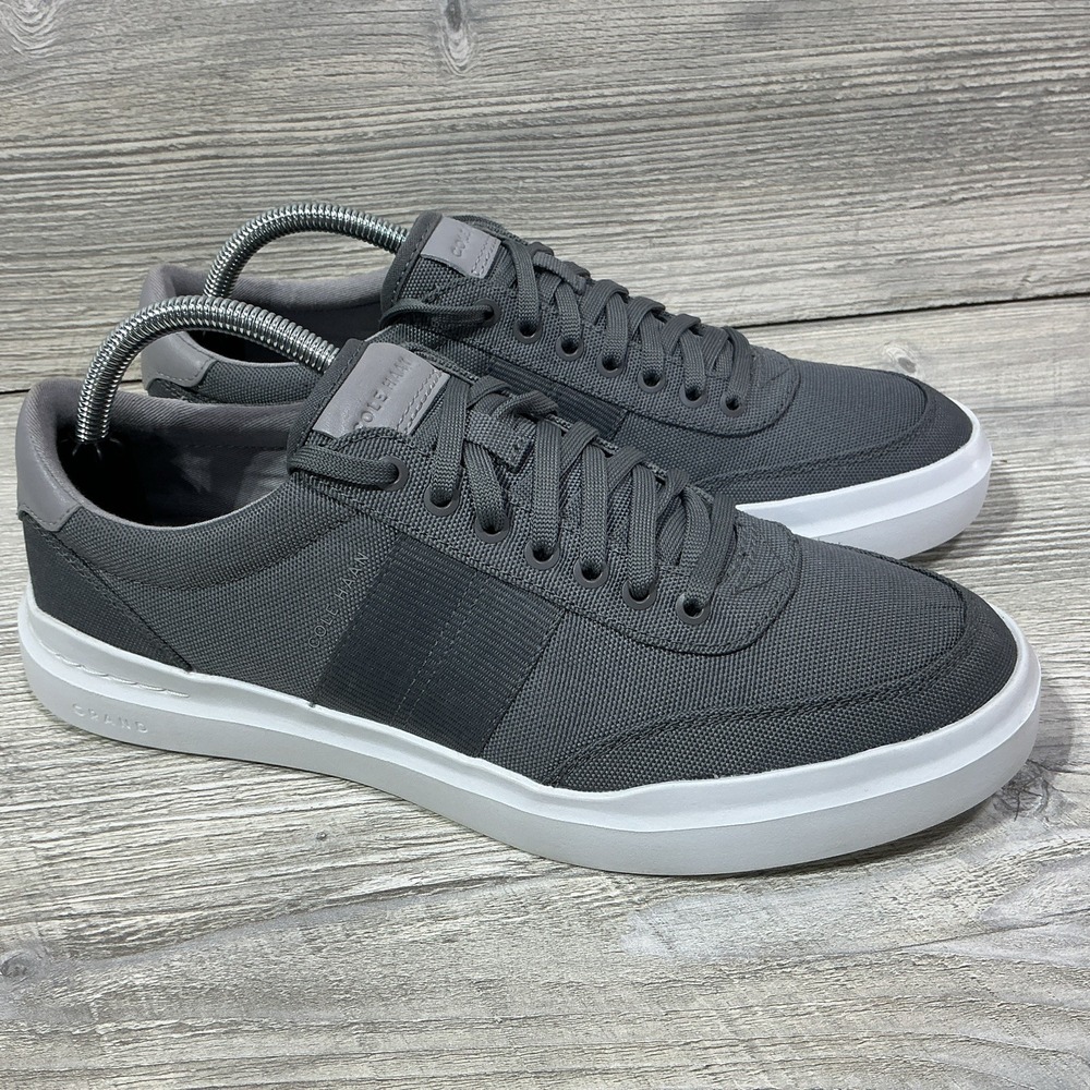 Cole Haan GrandPro Sneakers Mens 9 M Gray Canvas Lace Up Casual Comfort Shoes